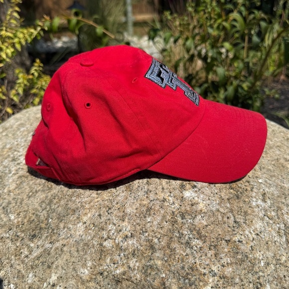 Texas Tech Red Raiders Women’s ‘47 Brand Adjustable Baseball Cap Sequin Red - Picture 5 of 8